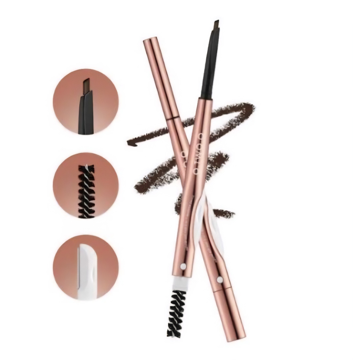O.TWO.O Outline 3-in-1 Eyebrow Pencil - Sävy 02 BROWN - Image 2